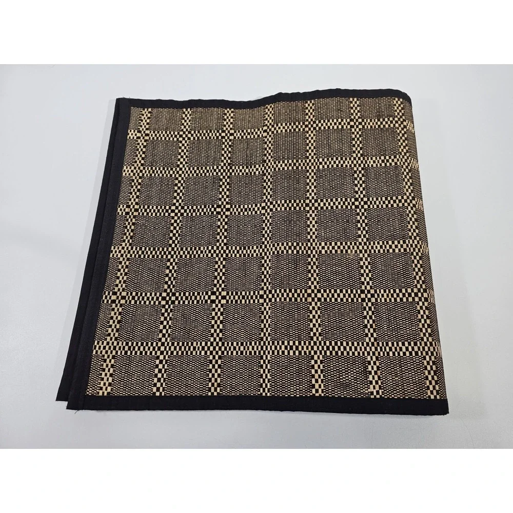 Lot 2 Woven Straw‎ Beige Black Table Runners Neutral Decor 14